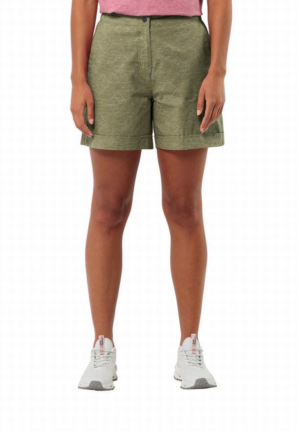 Jack Wolfskin Karana Korte Broek Dames Olijfgroen | 13243367