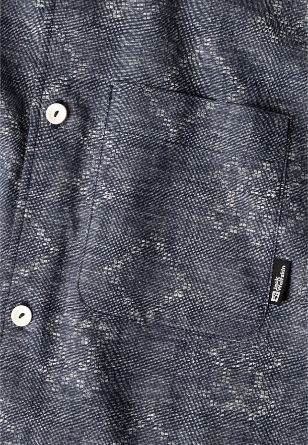 Jack Wolfskin Karana Overhemd Heren Donkerblauw | 29765932