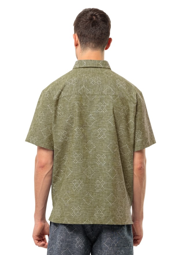 Jack Wolfskin Karana Overhemd Heren Olijfgroen | 50465789