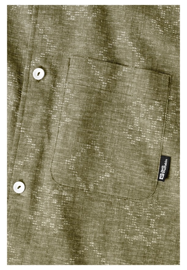 Jack Wolfskin Karana Overhemd Heren Olijfgroen | 50465789