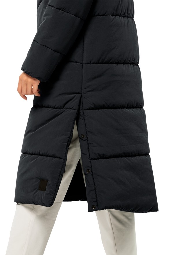 Jack Wolfskin Karolinger Long Jassen Dames Zwart | 93614891