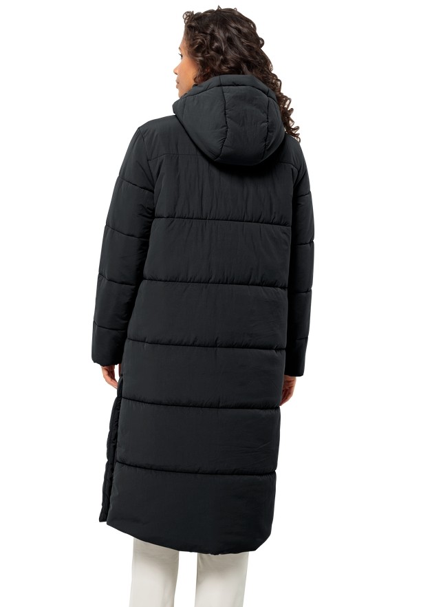 Jack Wolfskin Karolinger Long Jassen Dames Zwart | 93614891