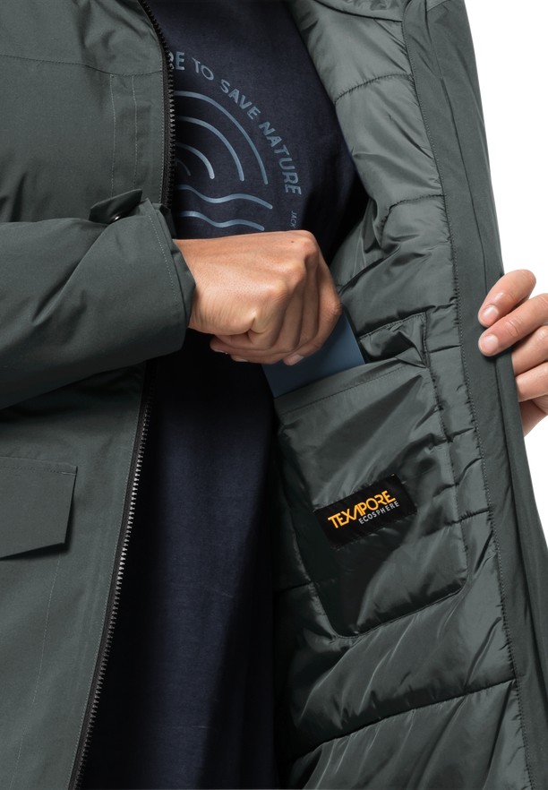 Jack Wolfskin Koenigsbau Jassen Heren Groen | 77177825