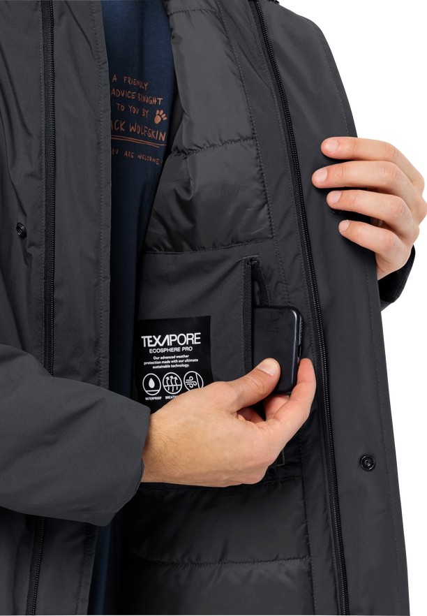 Jack Wolfskin Koenigsbau Jassen Heren Zwart | 27428609