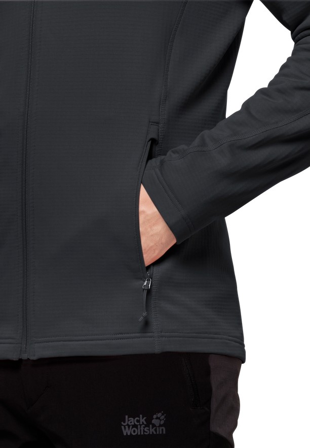 Jack Wolfskin Kolbenberg Fz Fleece Jassen Heren Zwart | 28624219