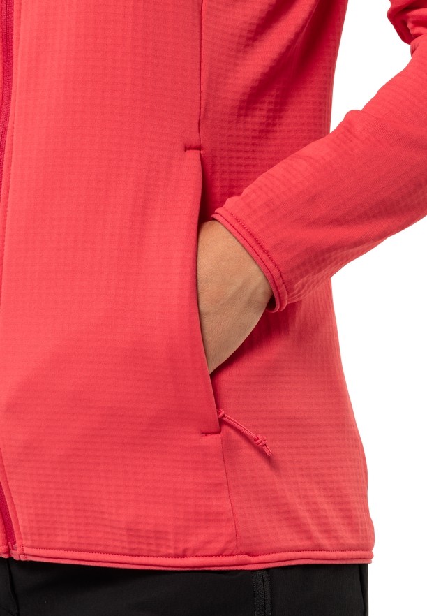 Jack Wolfskin Kolbenberg Fz Fleece Jassen Dames Rood | 89228277