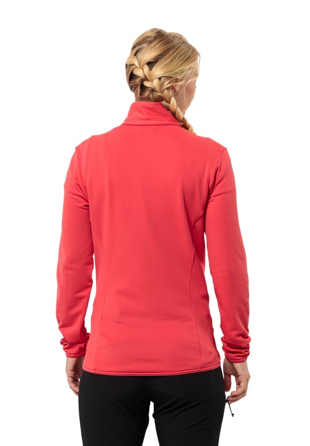 Jack Wolfskin Kolbenberg Fz Fleece Jassen Dames Rood | 89228277