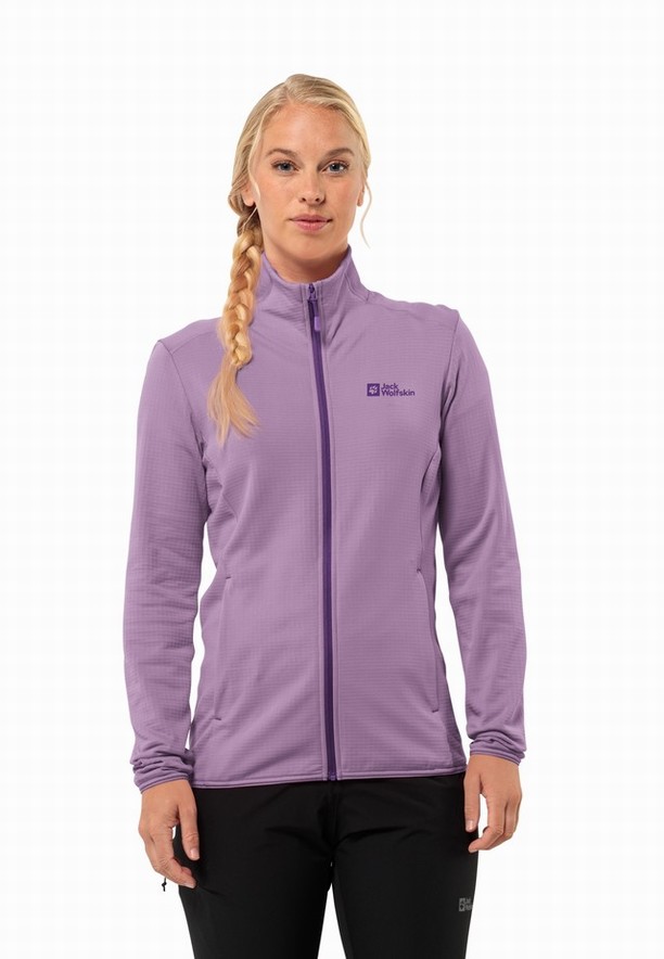 Jack Wolfskin Kolbenberg Fz Fleece Jassen Dames Paars | 79875521
