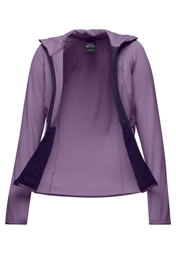 Jack Wolfskin Kolbenberg Hooded Fz Fleece Jassen Dames Paars | 71097989