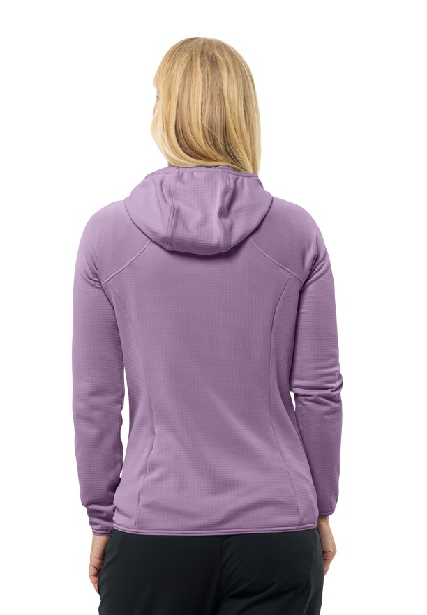 Jack Wolfskin Kolbenberg Hooded Fz Fleece Jassen Dames Paars | 71097989