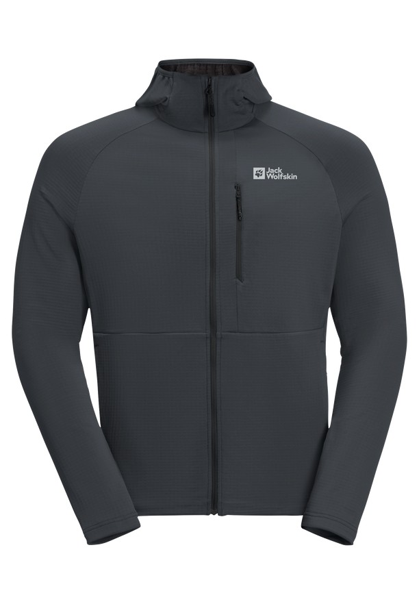 Jack Wolfskin Kolbenberg Hooded Fz Fleece Jassen Heren Zwart | 70588116