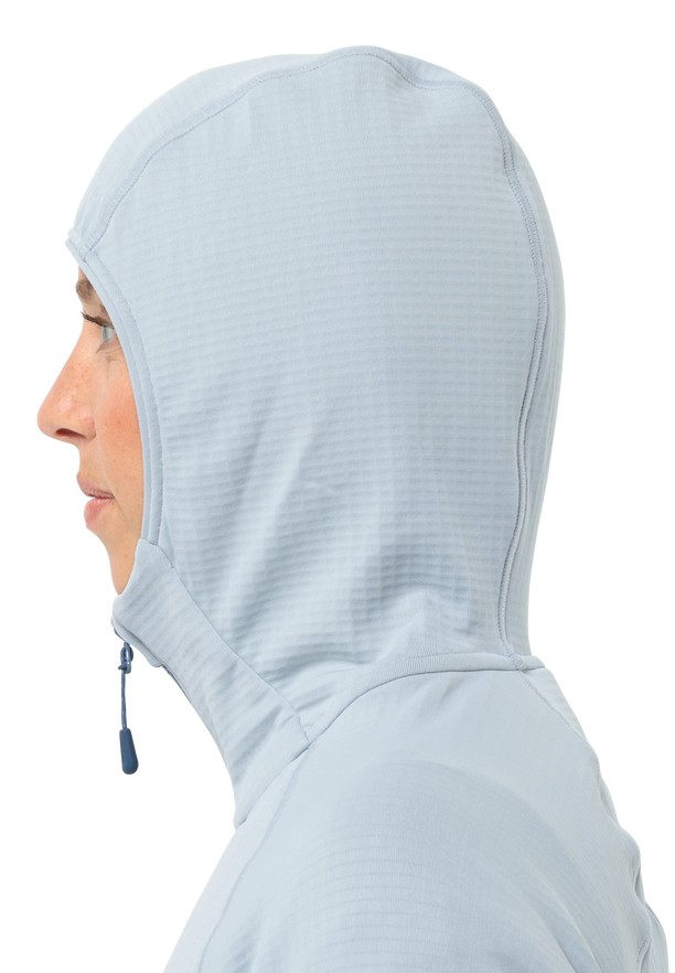 Jack Wolfskin Kolbenberg Hooded Fz Fleece Jassen Dames Blauw | 18387136