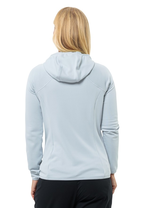 Jack Wolfskin Kolbenberg Hooded Fz Fleece Jassen Dames Blauw | 18387136