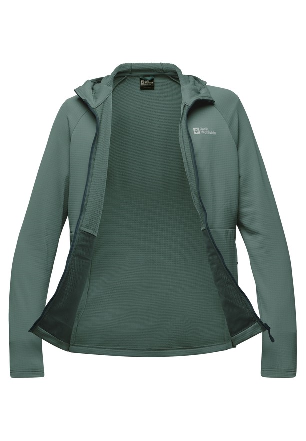 Jack Wolfskin Kolbenberg Hooded Fz Fleece Jassen Heren Groen | 59647642