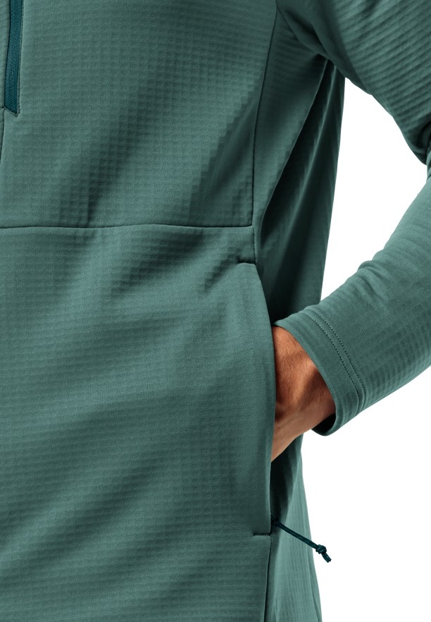 Jack Wolfskin Kolbenberg Hooded Fz Fleece Jassen Heren Groen | 59647642