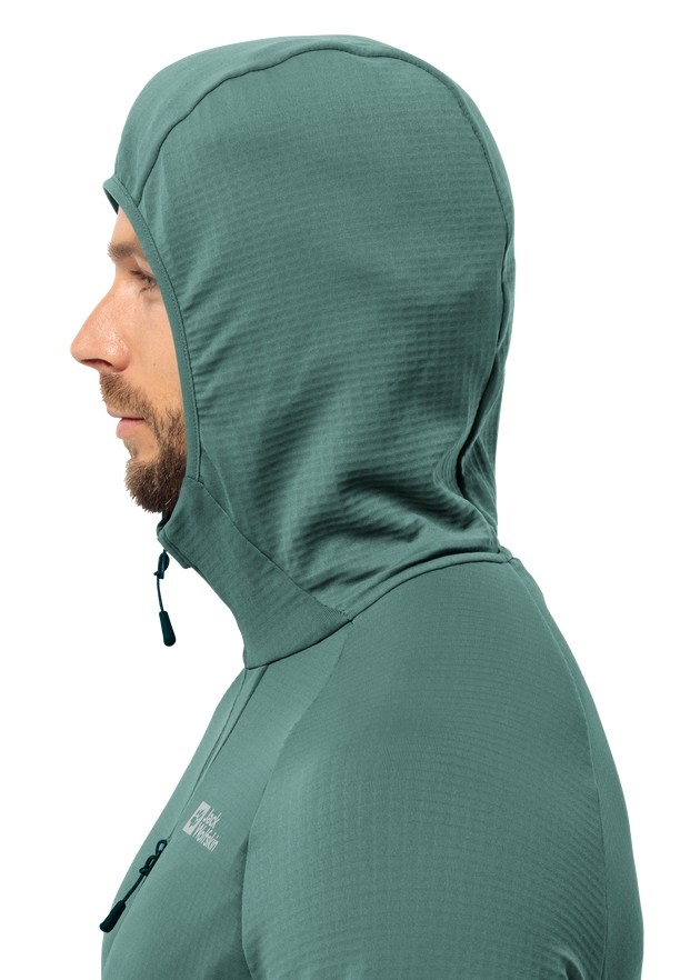 Jack Wolfskin Kolbenberg Hooded Fz Fleece Jassen Heren Groen | 59647642