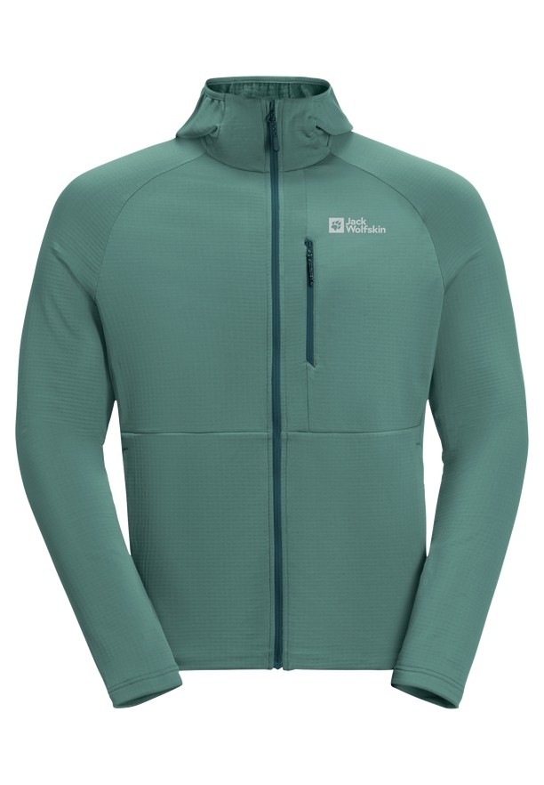 Jack Wolfskin Kolbenberg Hooded Fz Fleece Jassen Heren Groen | 59647642
