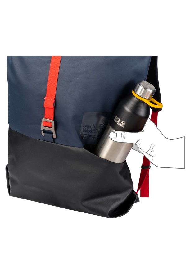 Jack Wolfskin Kole 0.35 Waterflessen Heren Zwart | 16466589