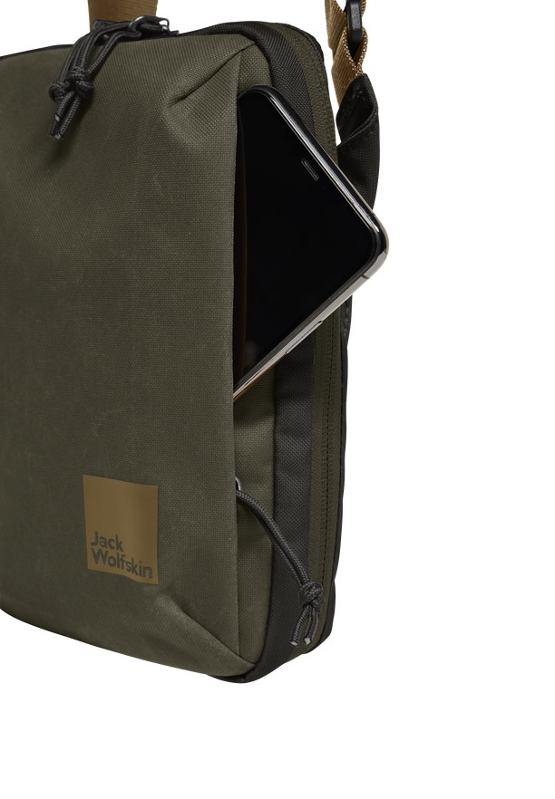 Jack Wolfskin Konya Organizer Schoudertassen Heren Olijfgroen | 61394916
