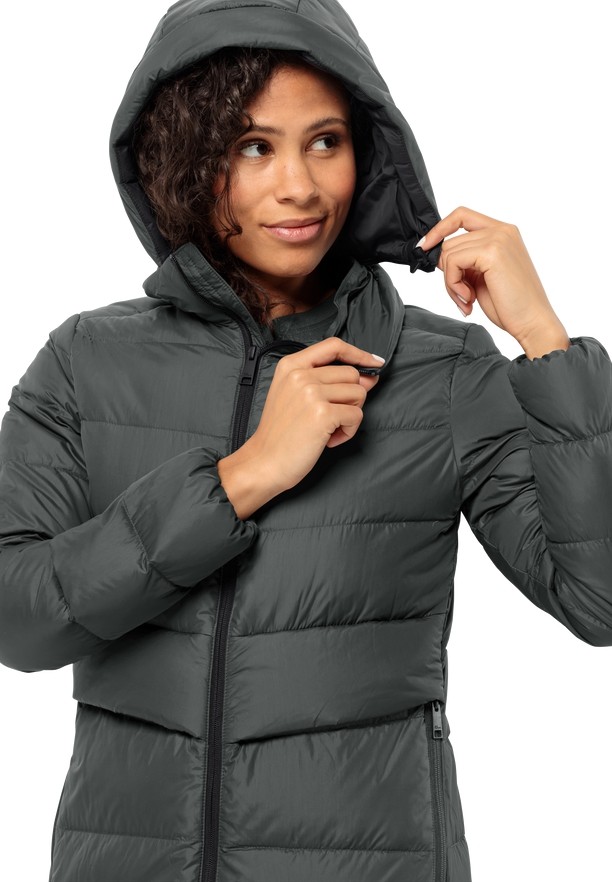 Jack Wolfskin Lenauplatz Donzen Jassen Dames Zwart | 86705889