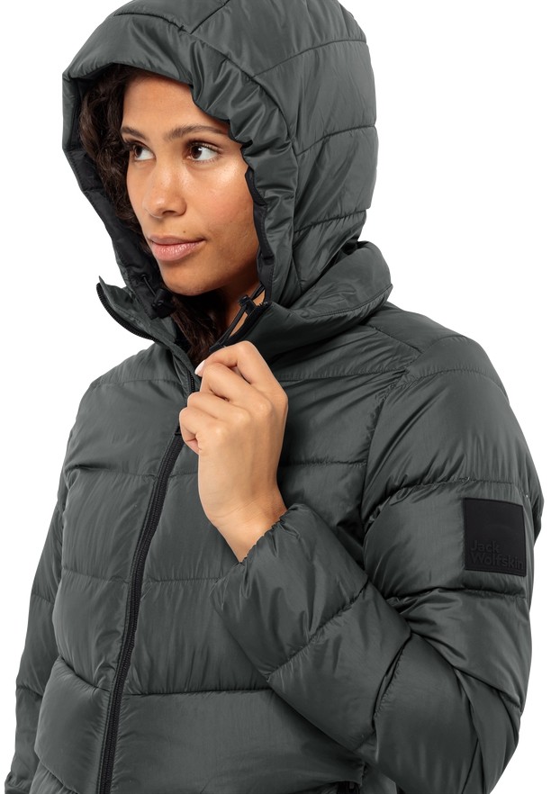Jack Wolfskin Lenauplatz Donzen Jassen Dames Zwart | 86705889