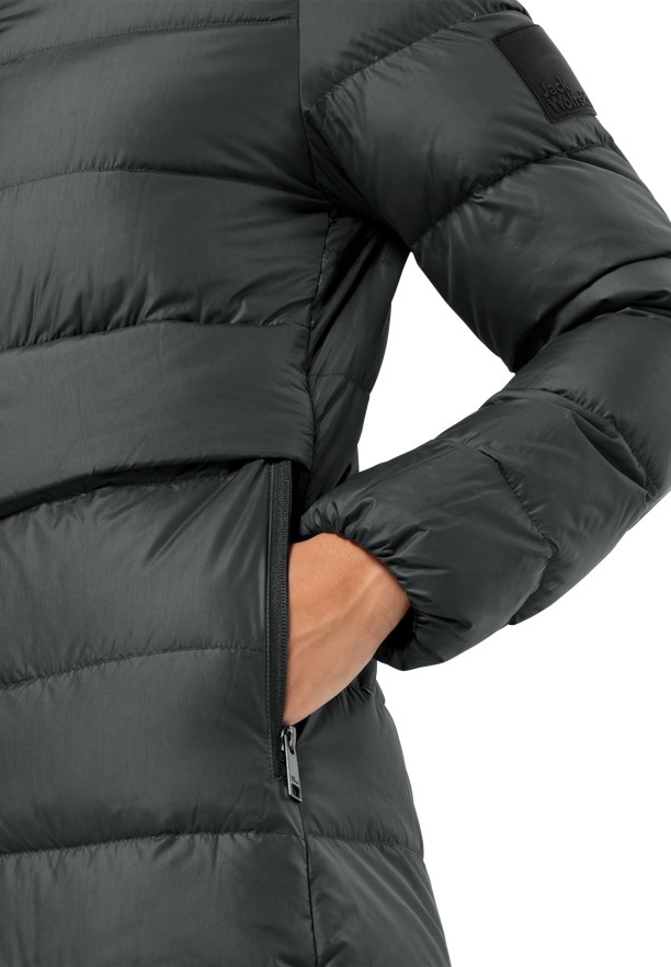 Jack Wolfskin Lenauplatz Donzen Jassen Dames Zwart | 86705889