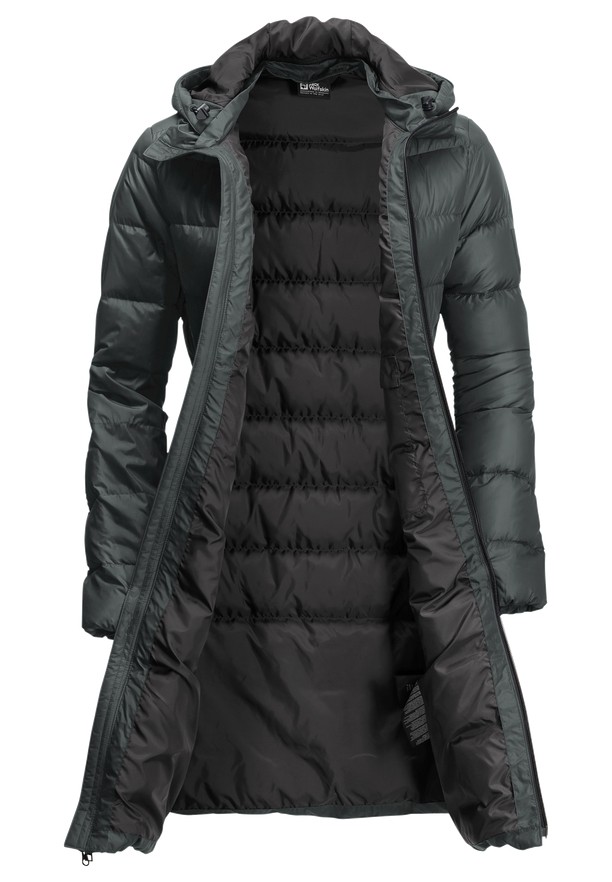 Jack Wolfskin Lenauplatz Donzen Jassen Dames Zwart | 86705889
