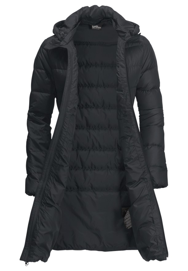 Jack Wolfskin Lenauplatz Donzen Jassen Dames Zwart | 22576438