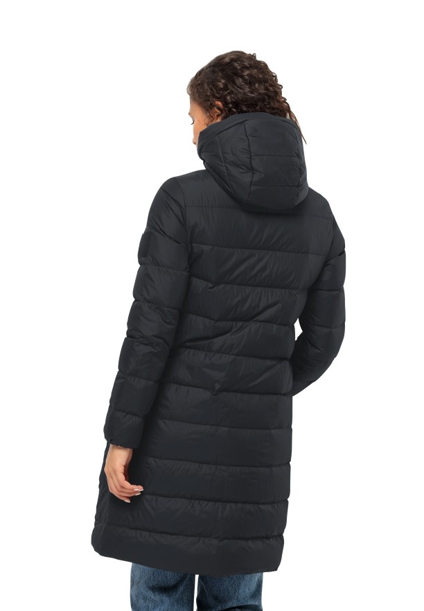 Jack Wolfskin Lenauplatz Donzen Jassen Dames Zwart | 22576438