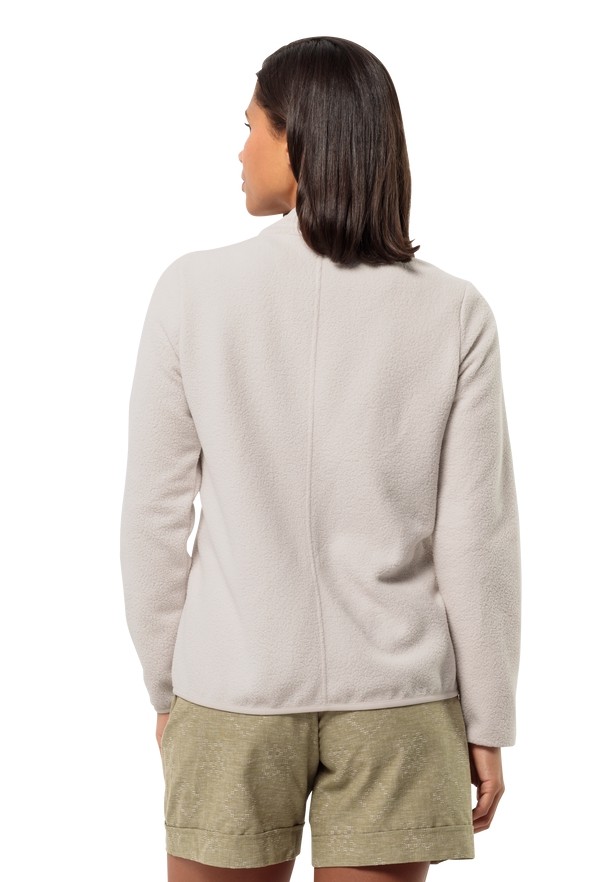 Jack Wolfskin Light Curl Fleece Jassen Dames Wit | 97041650