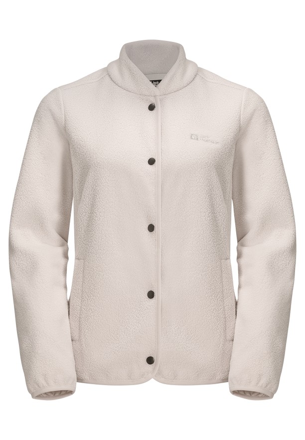 Jack Wolfskin Light Curl Fleece Jassen Dames Wit | 97041650