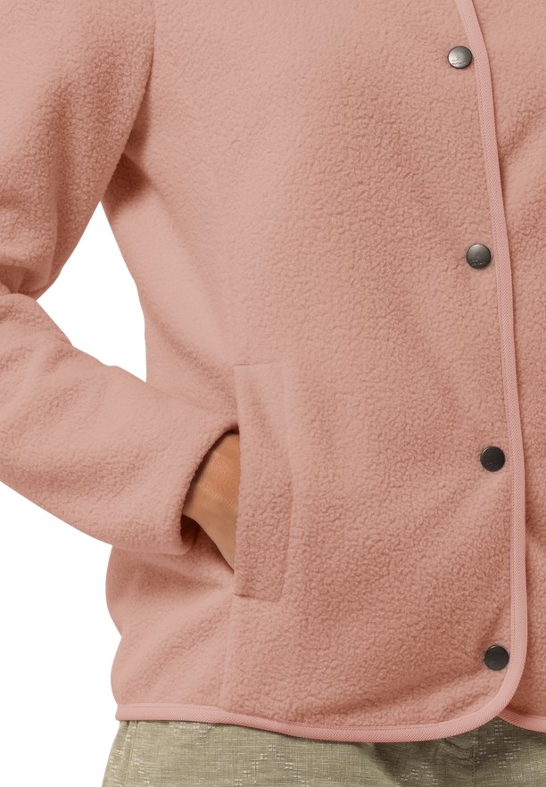 Jack Wolfskin Light Curl Fleece Jassen Dames Roze | 56667552