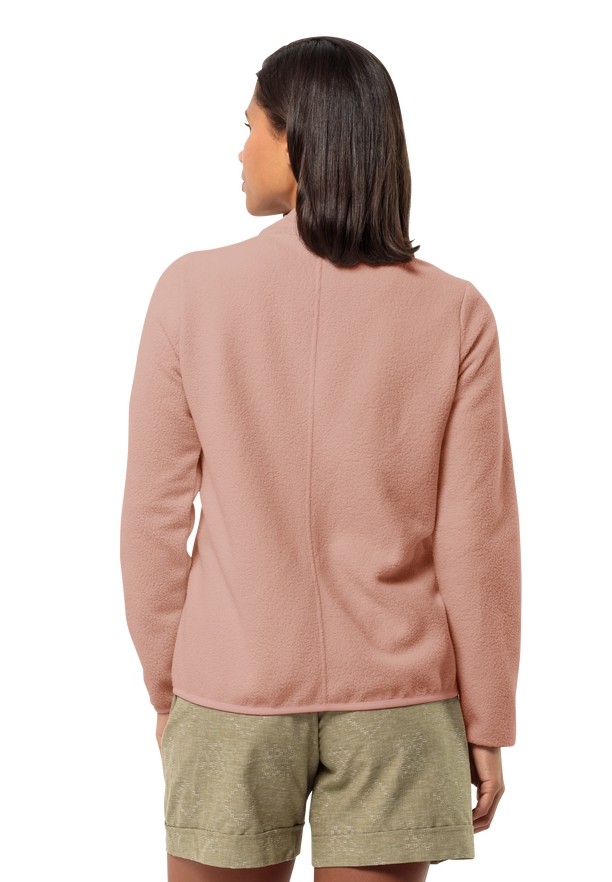 Jack Wolfskin Light Curl Fleece Jassen Dames Roze | 56667552
