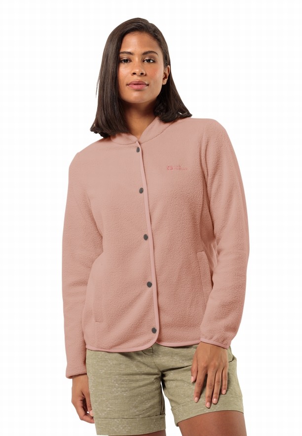 Jack Wolfskin Light Curl Fleece Jassen Dames Roze | 56667552