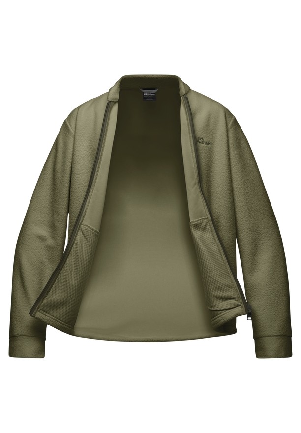 Jack Wolfskin Light Curl Fleece Jassen Heren Olijfgroen | 18228129