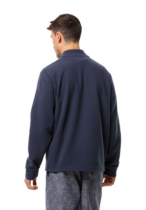 Jack Wolfskin Light Curl Fleece Jassen Heren Donkerblauw | 28539925