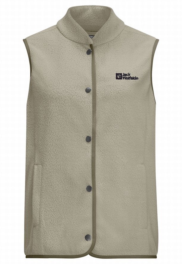 Jack Wolfskin Light Curl Vest Dames Grijs | 32025612