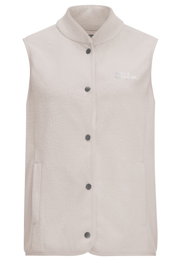 Jack Wolfskin Light Curl Vest Dames Wit | 78423741