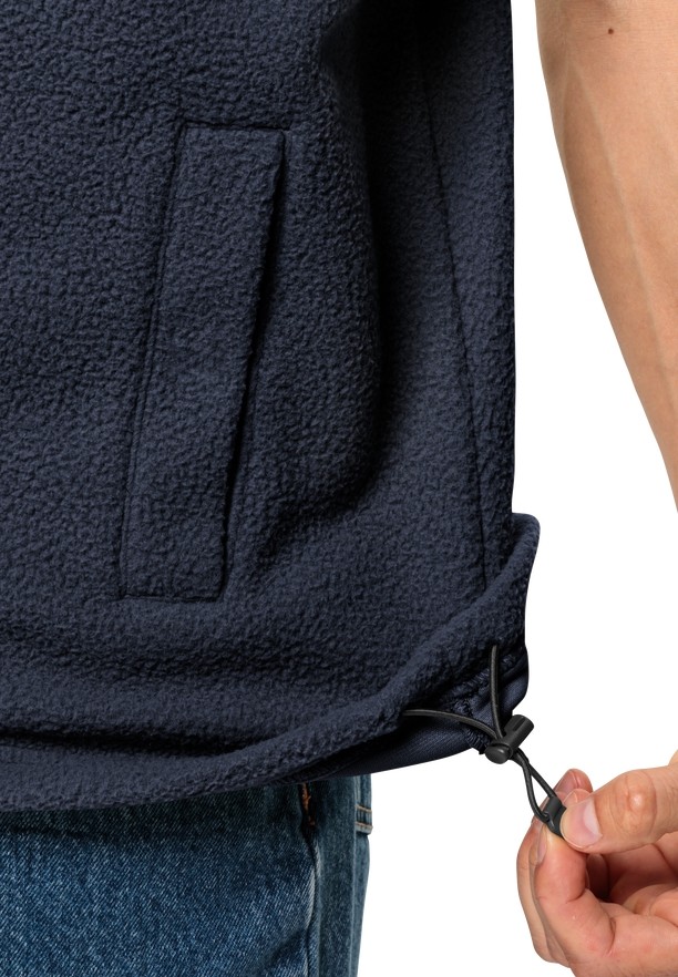 Jack Wolfskin Light Curl Vest Heren Donkerblauw | 16681090