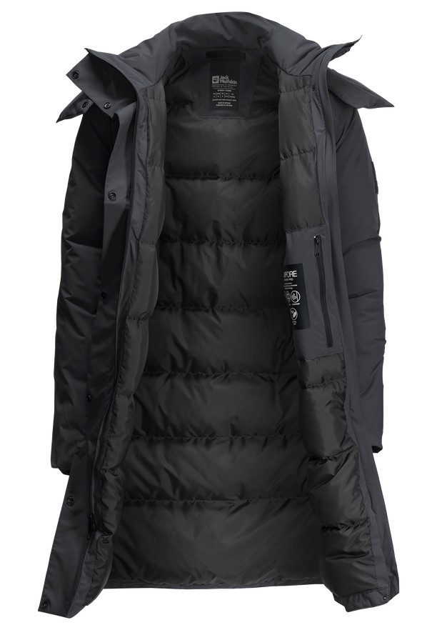 Jack Wolfskin Luisenplatz Donzen Jassen Dames Zwart | 26654441
