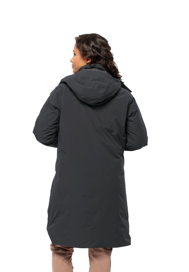 Jack Wolfskin Luisenplatz Donzen Jassen Dames Zwart | 26654441