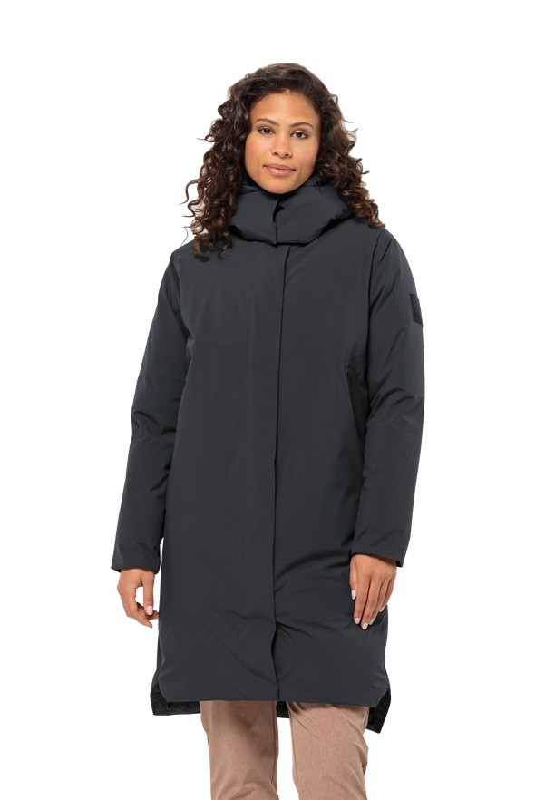 Jack Wolfskin Luisenplatz Donzen Jassen Dames Zwart | 26654441