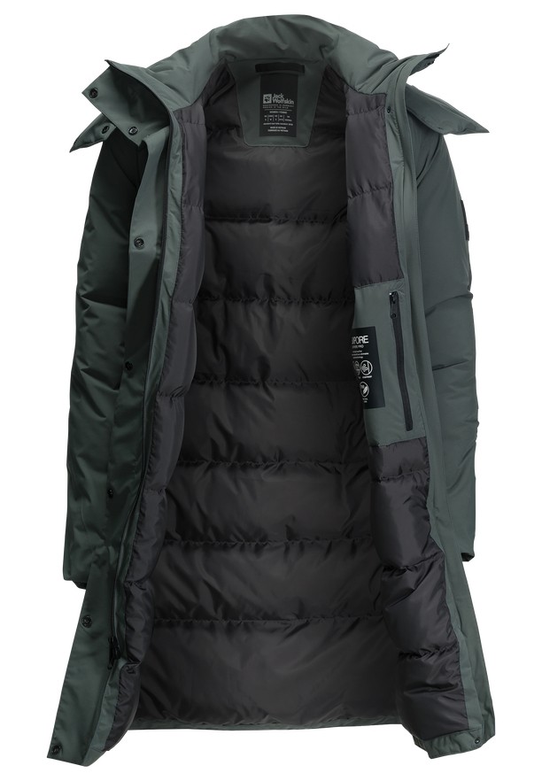 Jack Wolfskin Luisenplatz Donzen Jassen Dames Grijs | 37067501