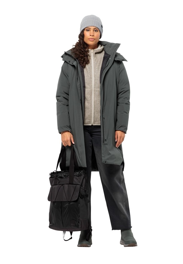 Jack Wolfskin Luisenplatz Donzen Jassen Dames Grijs | 37067501