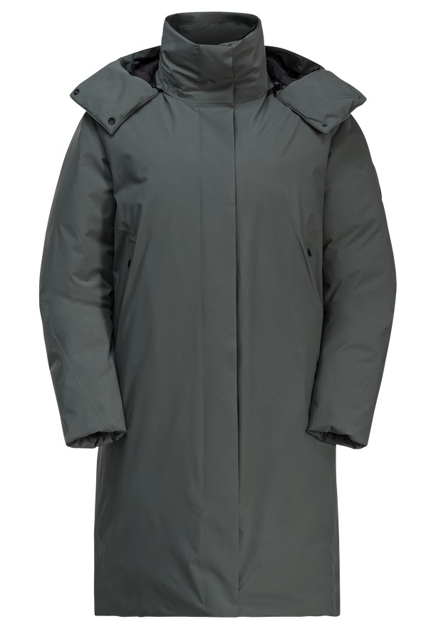 Jack Wolfskin Luisenplatz Donzen Jassen Dames Grijs | 37067501