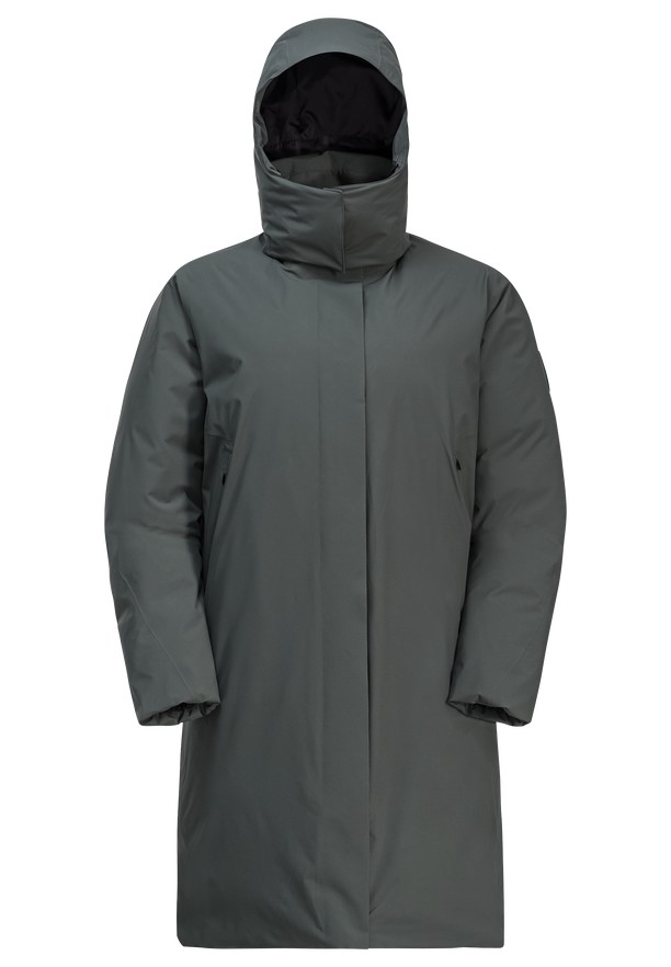 Jack Wolfskin Luisenplatz Donzen Jassen Dames Grijs | 37067501