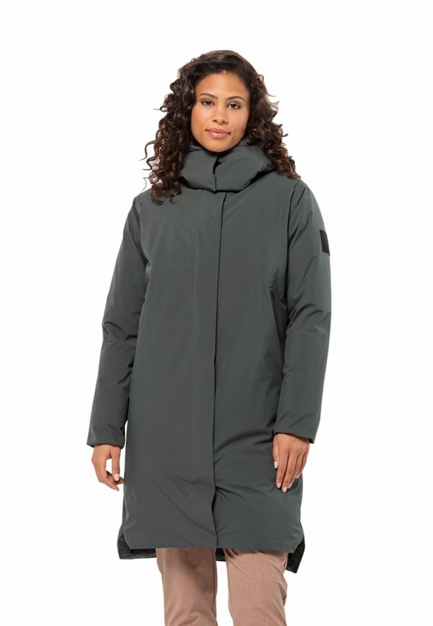 Jack Wolfskin Luisenplatz Donzen Jassen Dames Grijs | 37067501