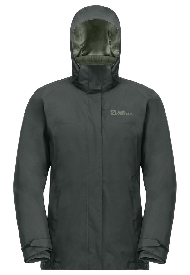 Jack Wolfskin Luntal 3in1 Jassen Dames Grijs | 41286001