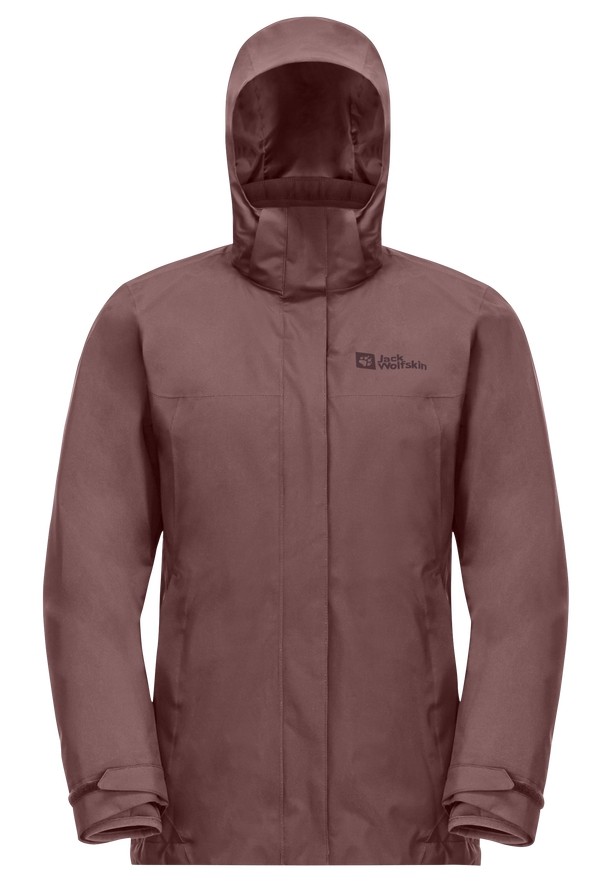 Jack Wolfskin Luntal 3in1 Jassen Dames Rood | 55381324