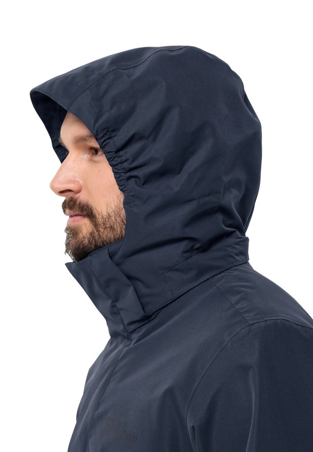 Jack Wolfskin Luntal 3in1 Jassen Heren Donkerblauw | 22972883